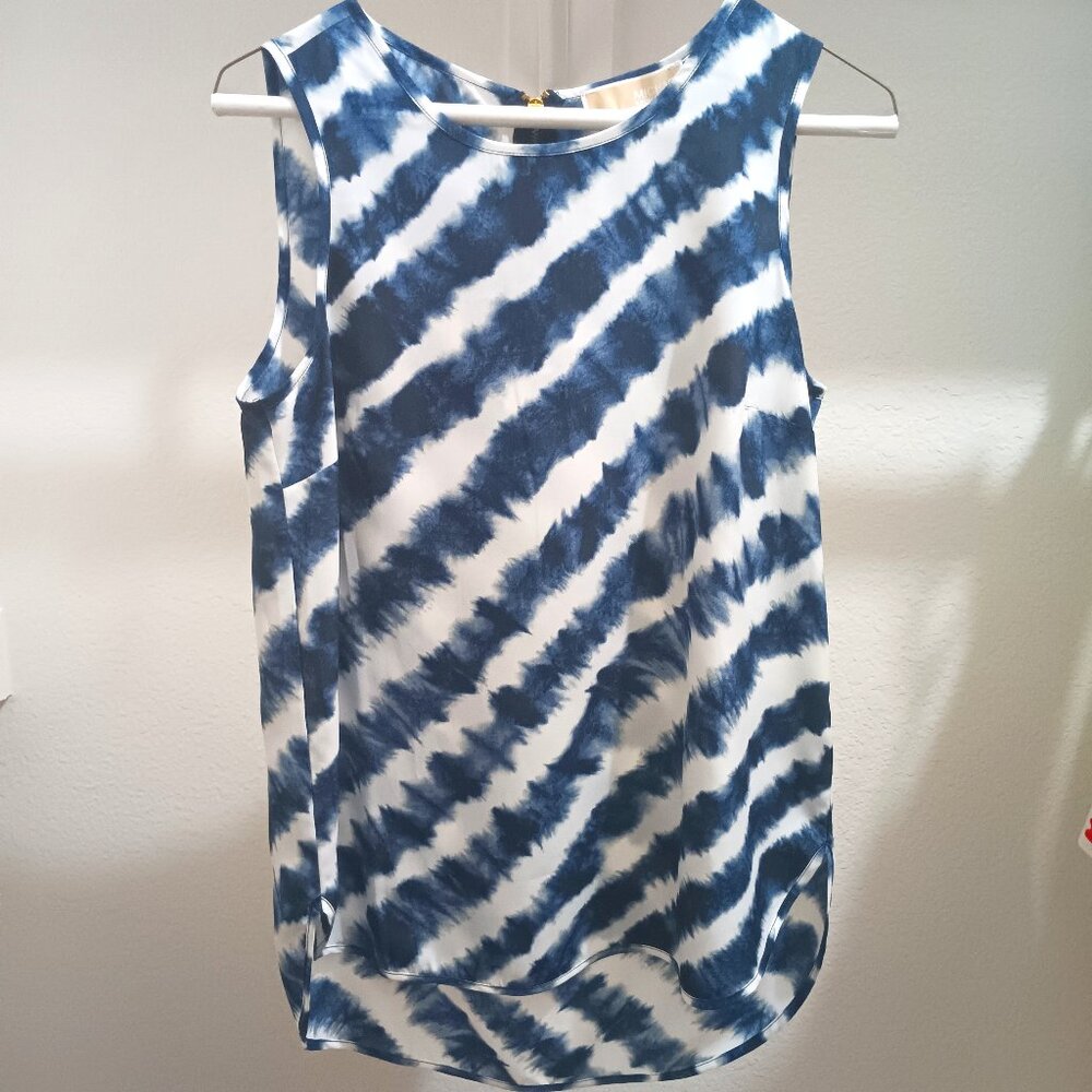 NWT Michael Kors Real Navy Blouse, Size Small